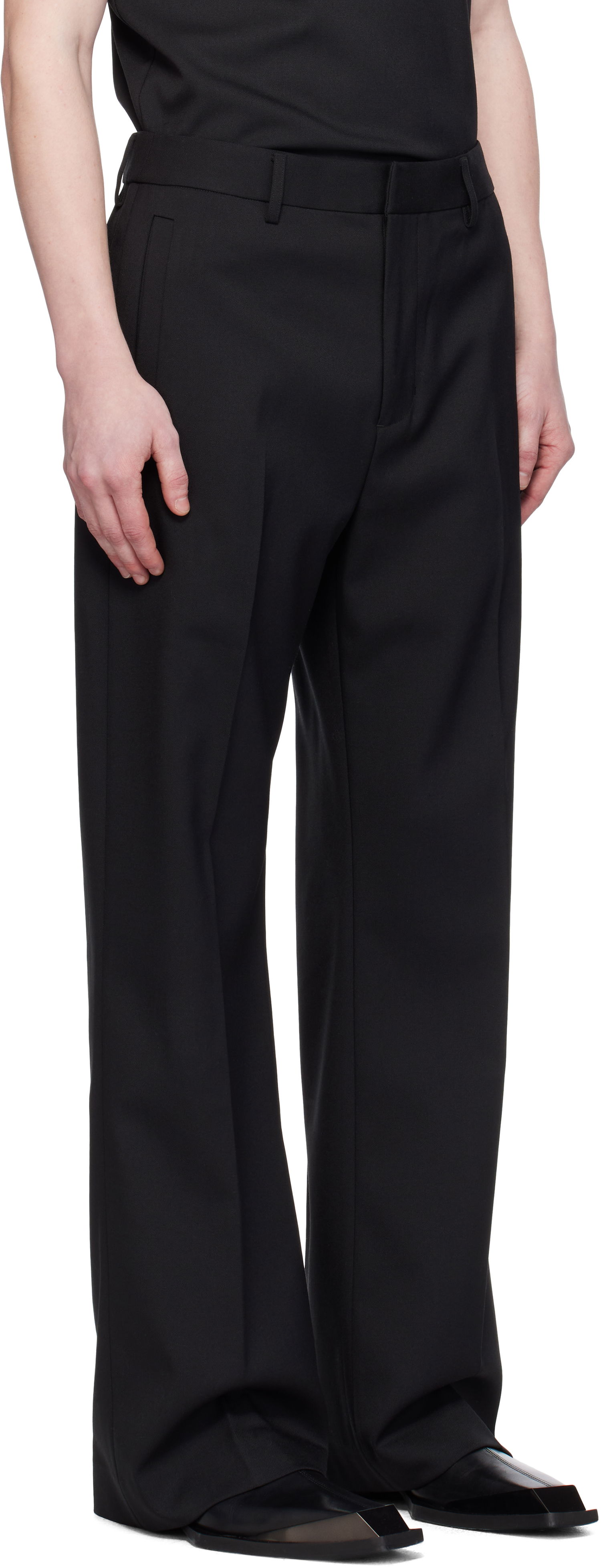 Hlače Entire Studios Entire Studios Father Suiting Trousers Črna | ES2575BW, 1