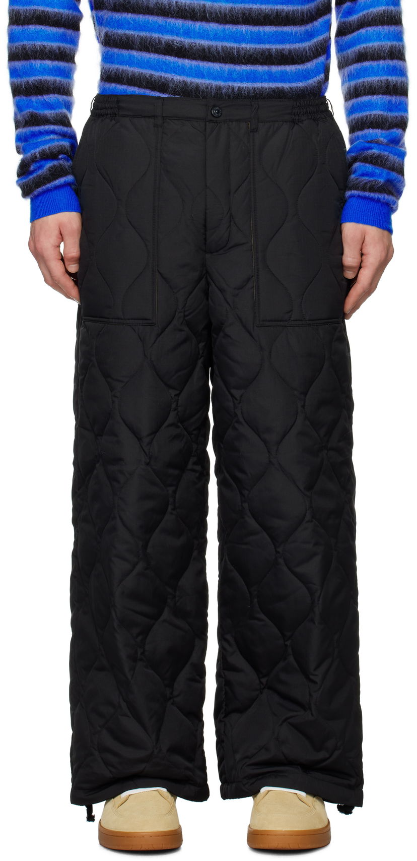 Cargo hlače TAION Military Down Trousers Črna | TAION-139WDML-1
