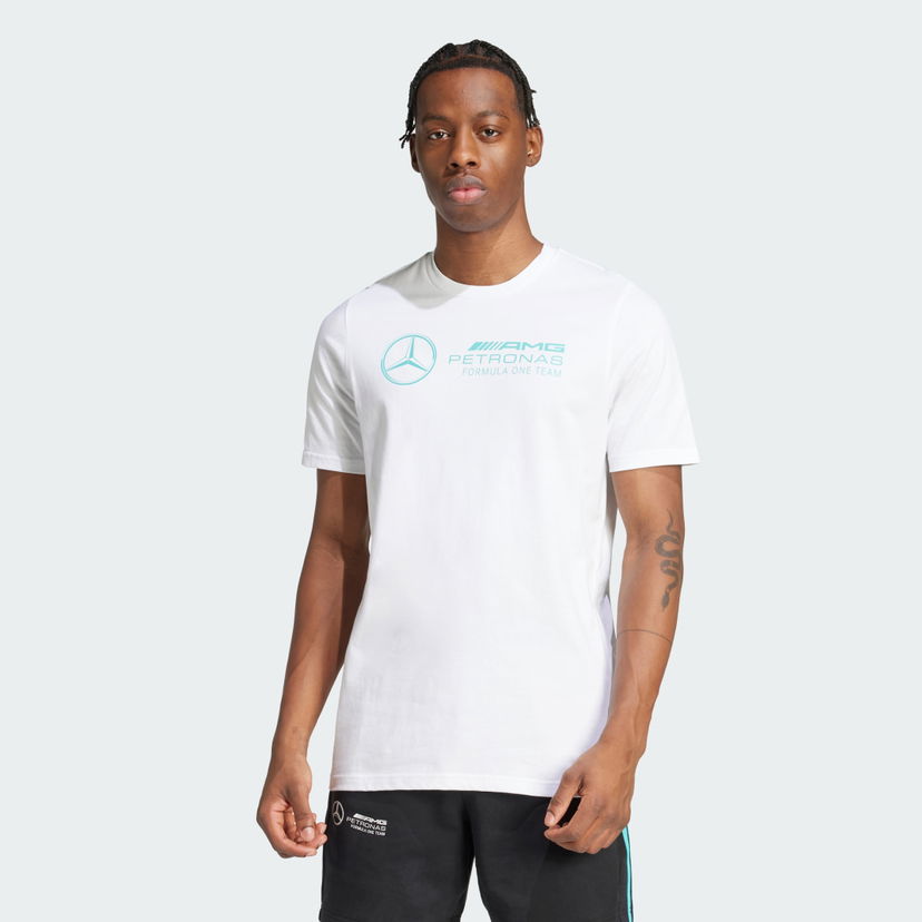 Majica adidas Performance Mercedes - AMG Petronas Formula One Team DNA Graphic T-Shirt Bela | JV5456