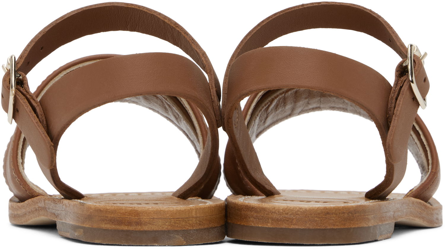 Modni dodatki CHLOÉ Chloé Kids 'Chloé' Sandals Rjava | C20510, 1