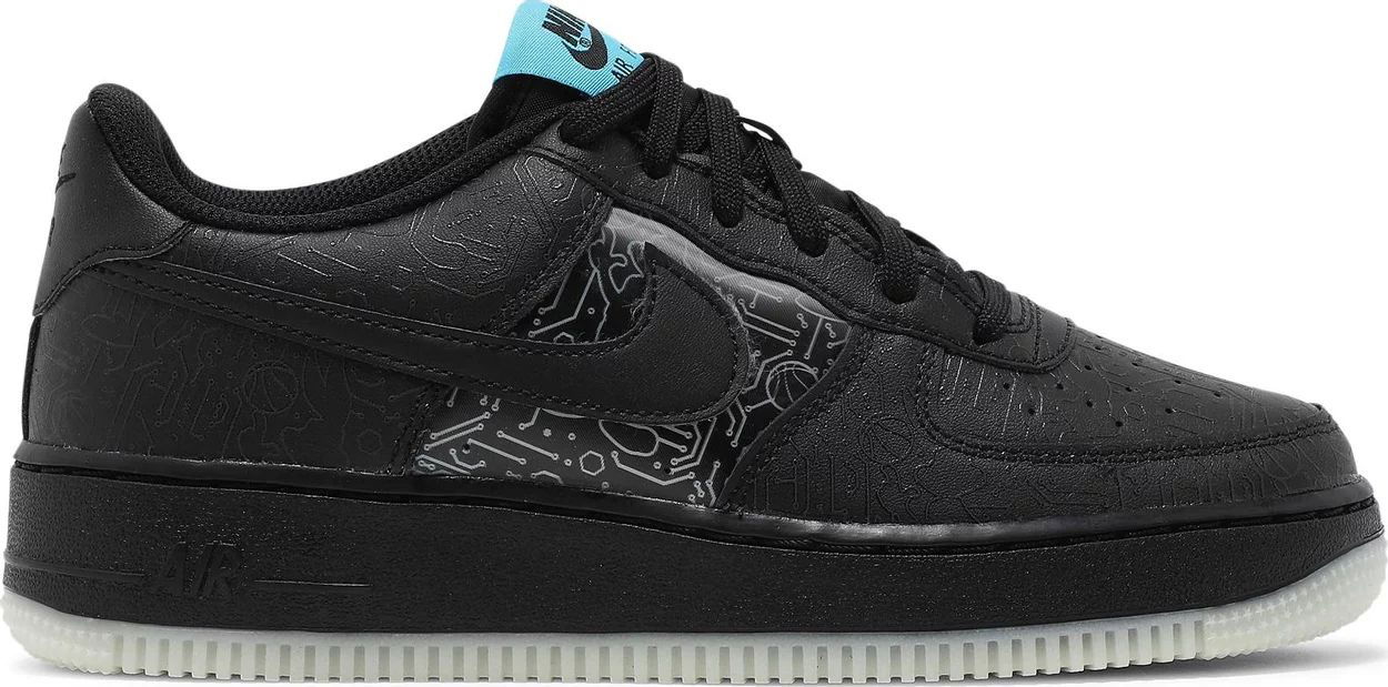 Superge in čevlji Nike Space Jam x Air Force 1 '06 "Computer Chip" GS Črna | DN1434-001, 0