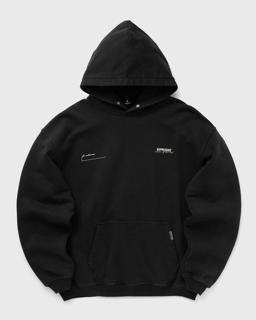 Pulover Represent Clo Represent PATRON OF THE CLUB HOODIE Črna | MLM4270-001