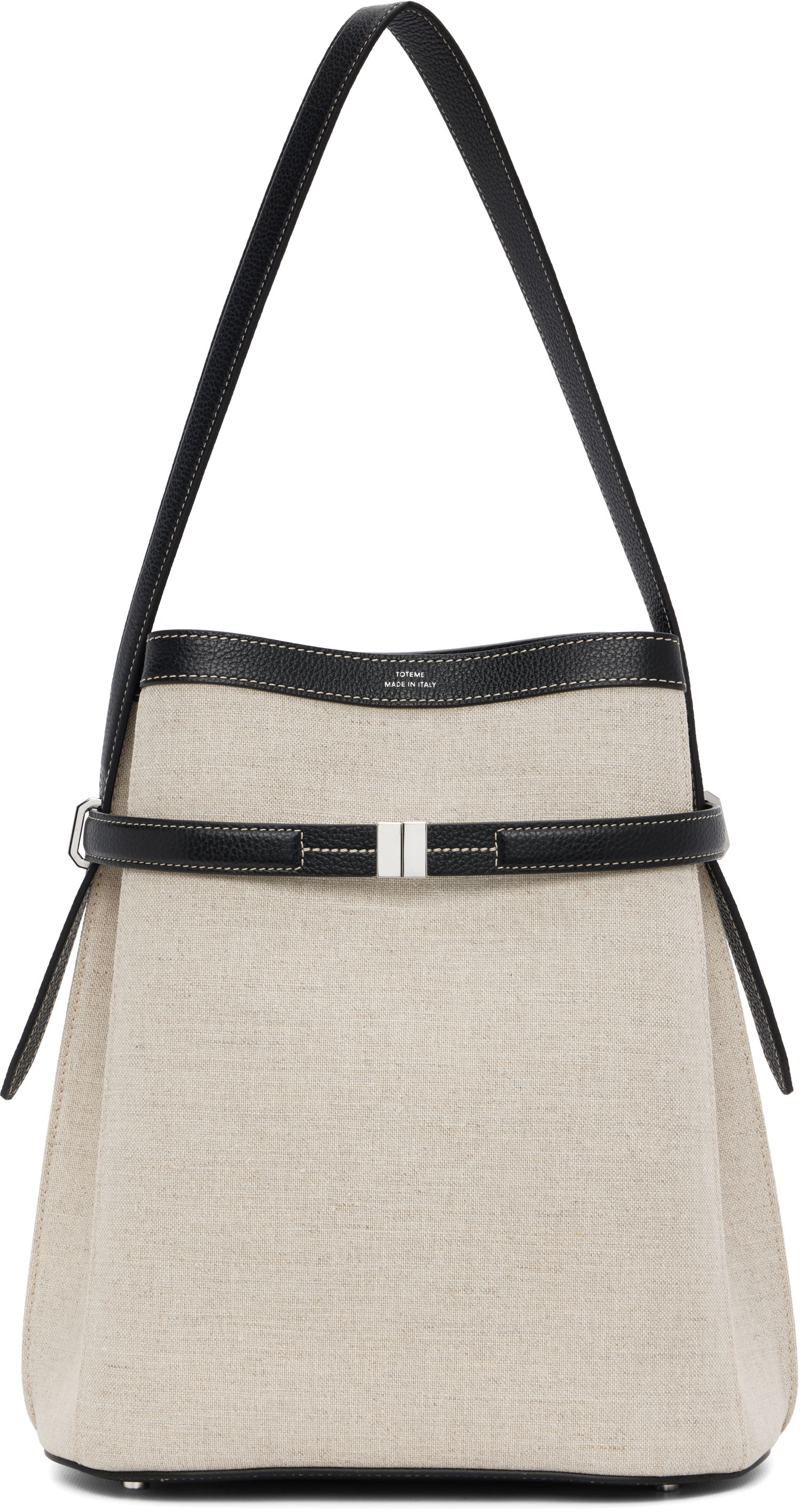 Torbica TOTEME TOTEME Belted Canvas Bucket Bag Bež | 244-WAL0048-FB0234, 0