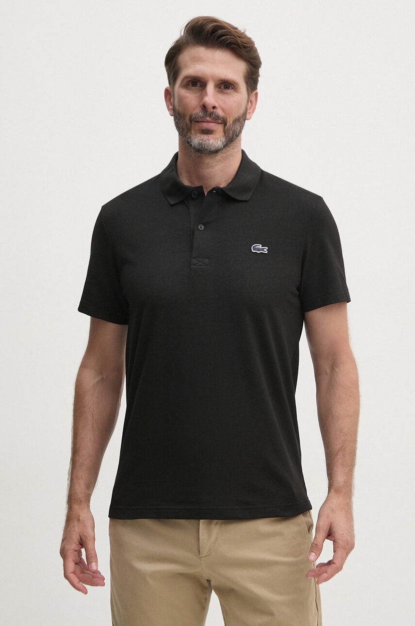 Polo majica Lacoste Lacoste Polo Shirt Črna | DH5522