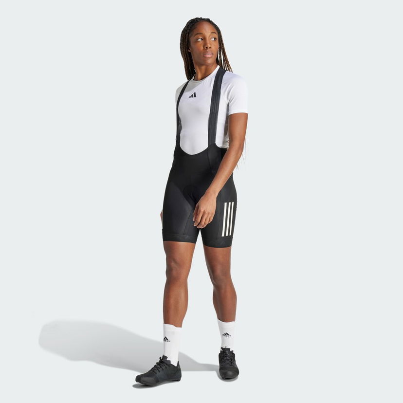 Kratke hlače adidas Performance Essentials 3-Stripes Padded Cycling Bib Črna | IP9962