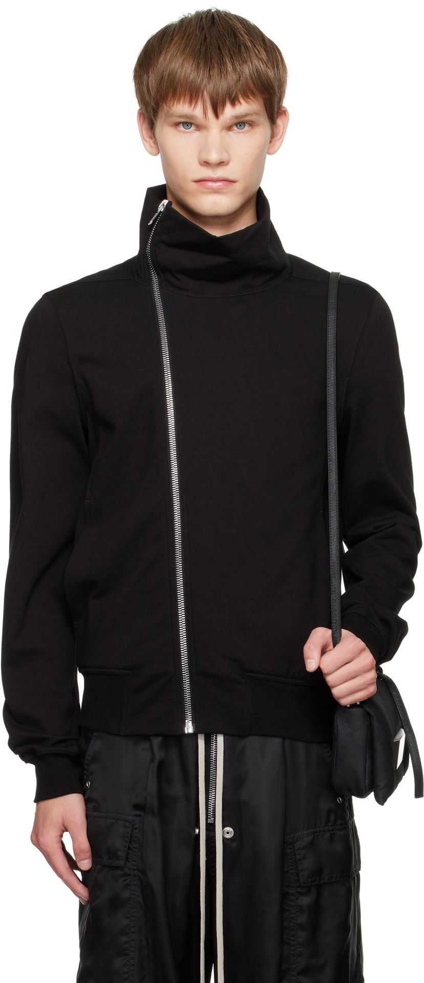 Jakna Rick Owens Rick Owens Concordians Bauhaus Jogger Track Jacket Črna | RU02E1272 BA
