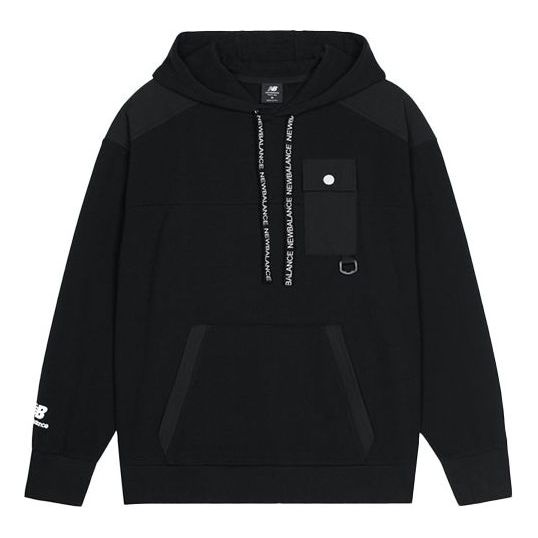 Pulover New Balance Casual Pullover Hoodie Črna | AMT13363-BK