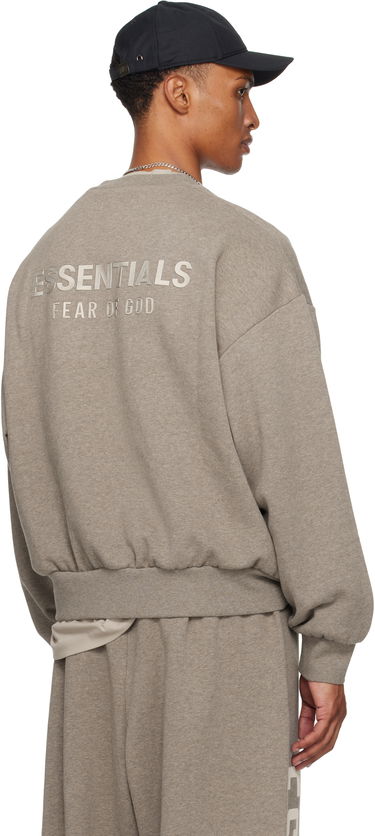 Pulover Fear of God Fear of God ESSENTIALS Classic Fit Fleece Crewneck Sweatshirt Siva | 192SP252043F, 2