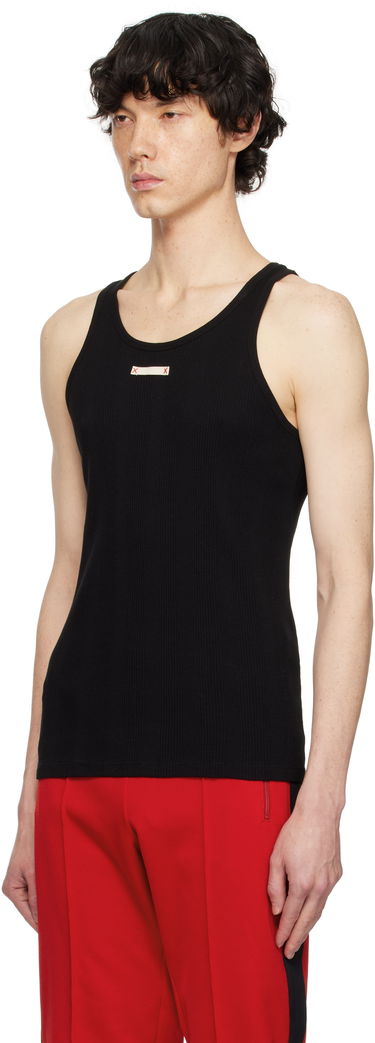 Majica brez rokavov Maison Margiela Maison Margiela Ribbed Tank Top Črna | S50NL0049 M20060, 3
