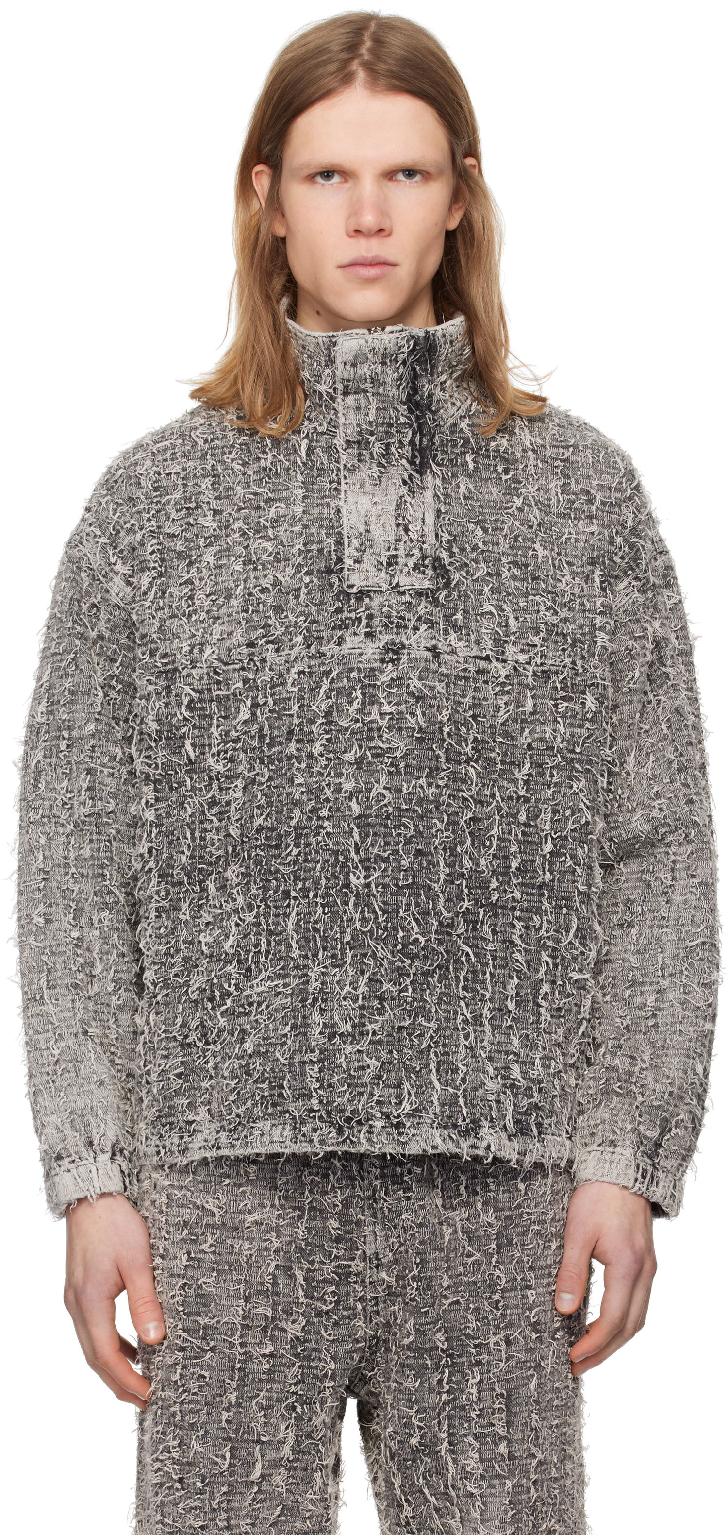 Pleteni pulover Diesel D-Flow-S2 Turtleneck Siva | A17331-0ABCR-02, 0