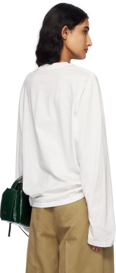 Majica Acne Studios Acne Studios Long Sleeve 'You Would' T-Shirt Bela | CL0341-, 2