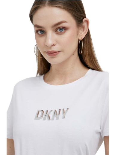 Majica DKNY Logo Tee Bela | P3DHRDNA