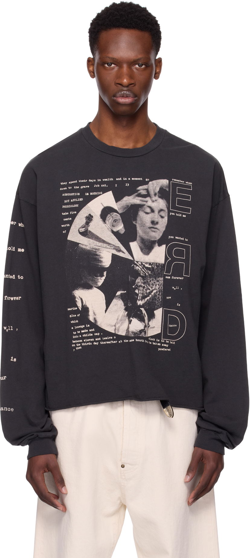 Majica Enfants Riches Déprimés Enfants Riches Déprimés 'Remember When' Long Sleeve Graphic T-Shirt Črna | 010-845
