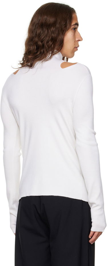 Pleteni pulover Dion Lee Cutout Turtleneck Top Bela | C7079P22, 2
