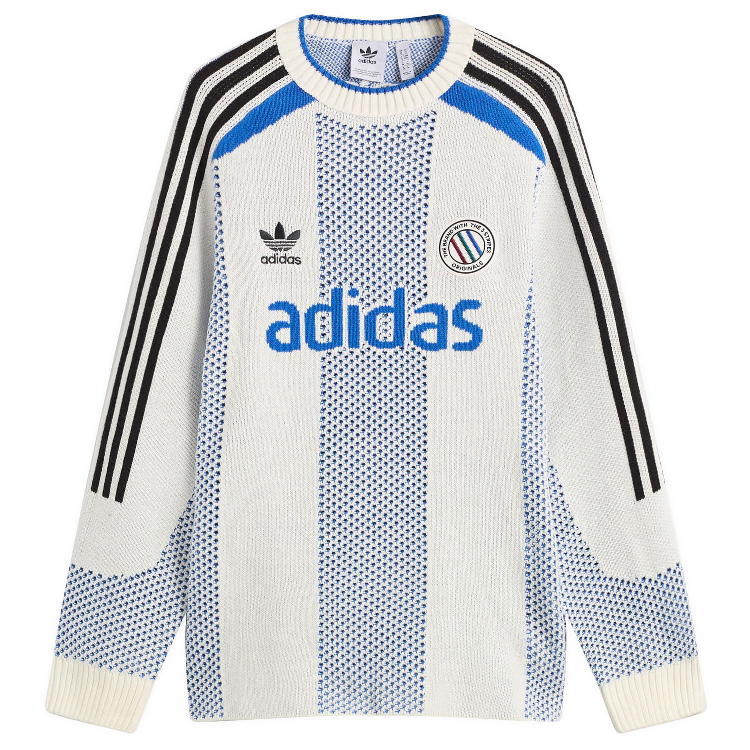 Pleteni pulover adidas Originals Adidas Adicolor Pullover Knit Bela | KQ5085, 0
