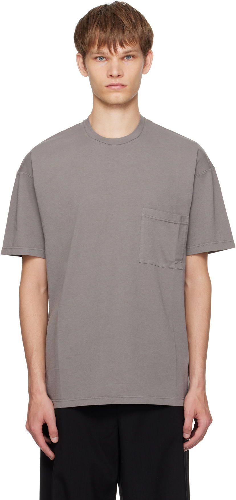 Majica The Row The Row Niels Pocket T-Shirt Siva | 1112-K569