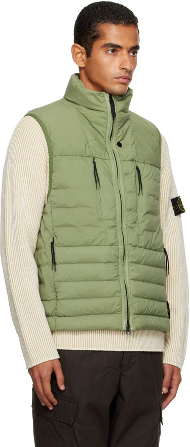 Telovnik Stone Island Stone Island Seamless Tunnel Nylon Down-TC Vest Zelena | K2S15 G100004 S0183, 1