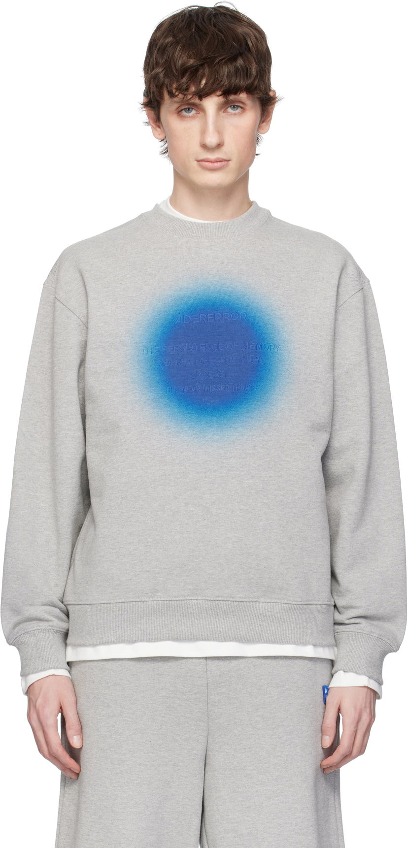 Pulover ADER ERROR ADER error Eternity Product Sweatshirt Siva | BO01SSSW0102GR