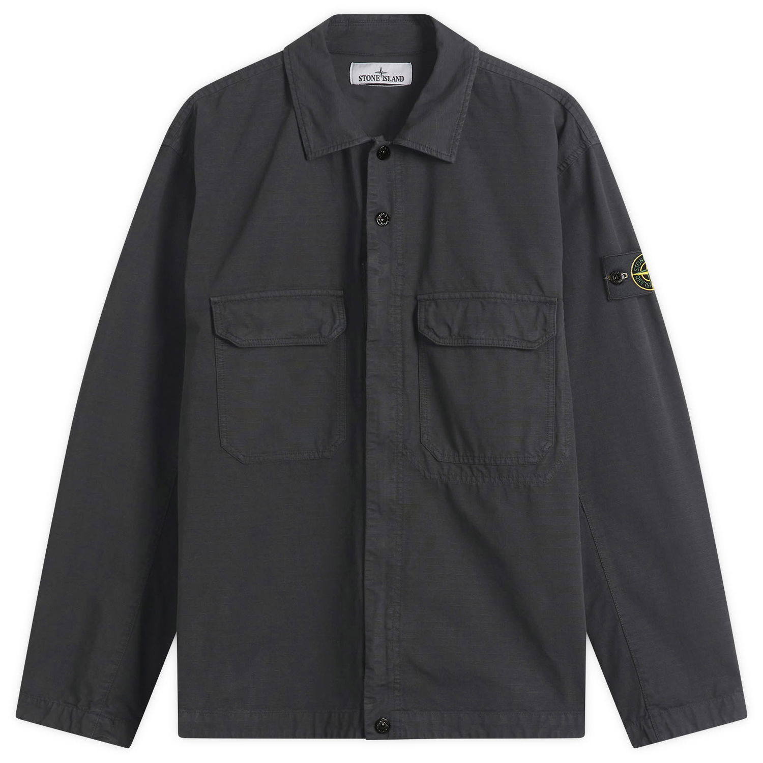 Jakna Stone Island Ripstop Zip Shirt Jacket Siva | K2S151200009-V0029, 1