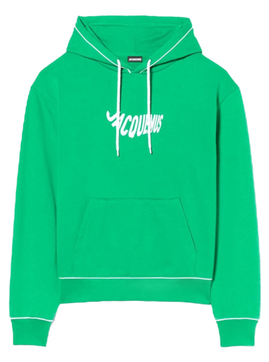 Pulover Jacquemus Le Vague Print Wave Zelena | 225JS033-2210 5AH