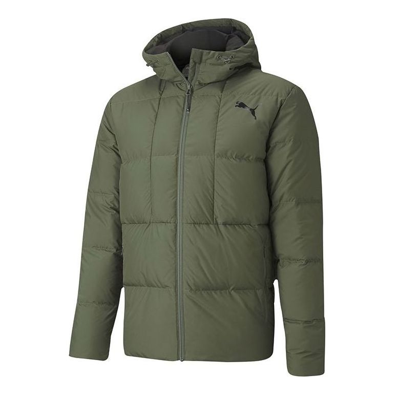 Puhovka Puma Essentials Down Jacket Zelena | 585534-64