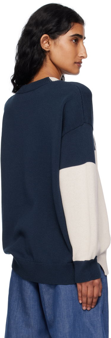 Pleteni pulover Max Mara Max Mara Luigi Colorblock Sweater Mornarica | 2519361043600, 2