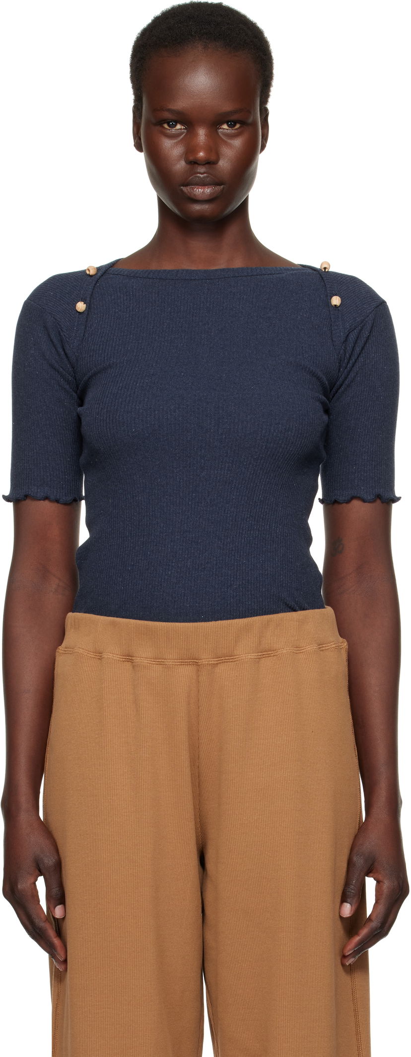 Majica Baserange Disc Short Sleeve T-Shirt Mornarica | TODIT-RC-SP25
