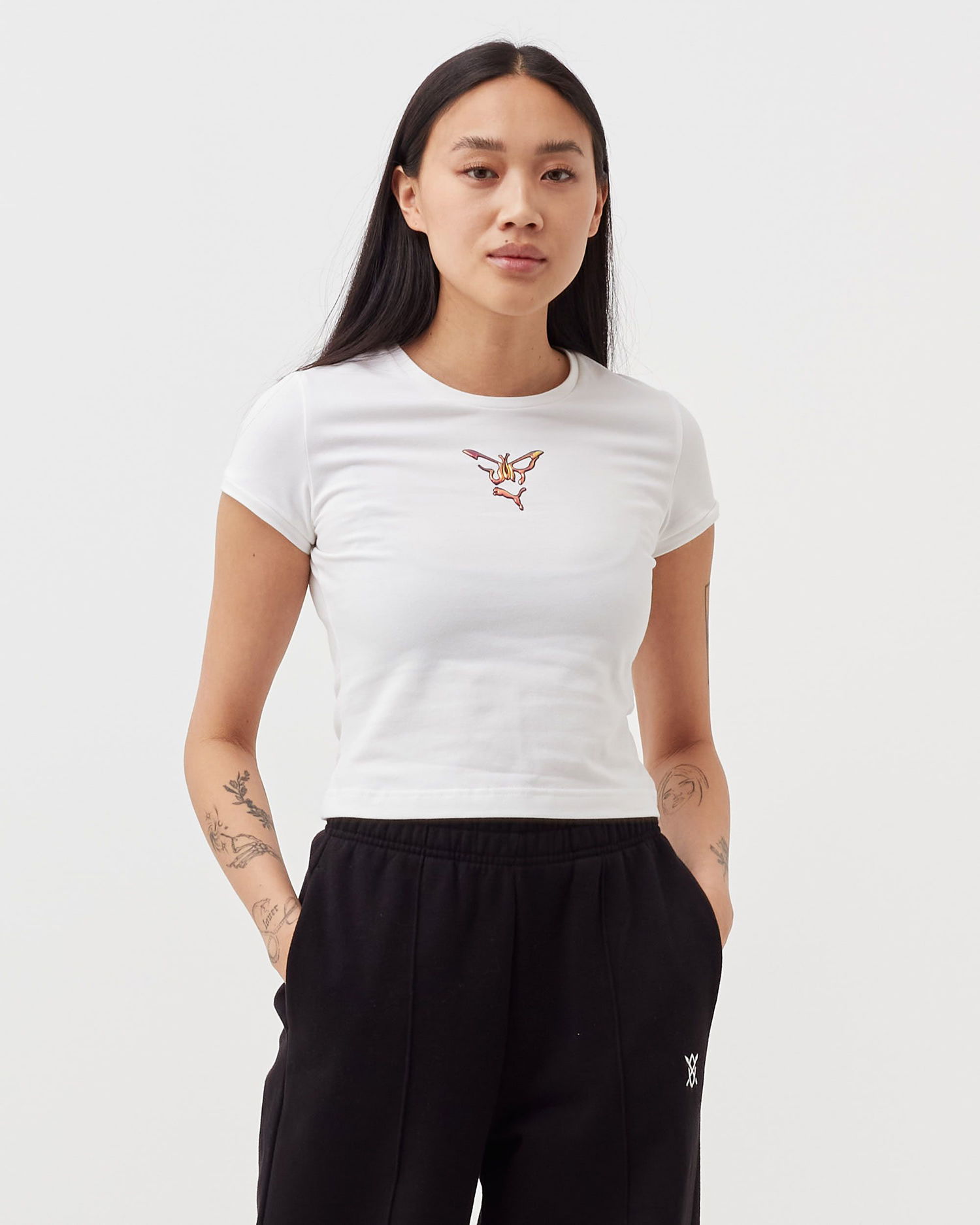 Majica Puma DUA LIPA Slim Tee Bela | 4064537020708, 1