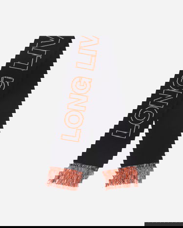 Šala WTAPS Knitted Fringe Scarf Črna | 242MADT-AC01 002, 3