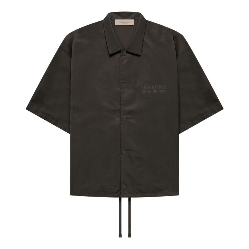 Srajce Fear of God Essentials Nylon Shirt Črna | FOG-FW22-626