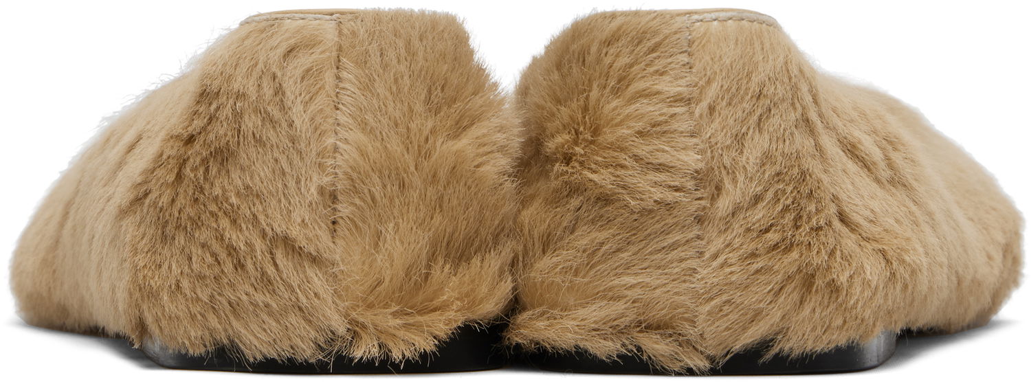 Oblačila The Row The Row Square Toe Ballerina Flats Bež | F1598-L316, 1
