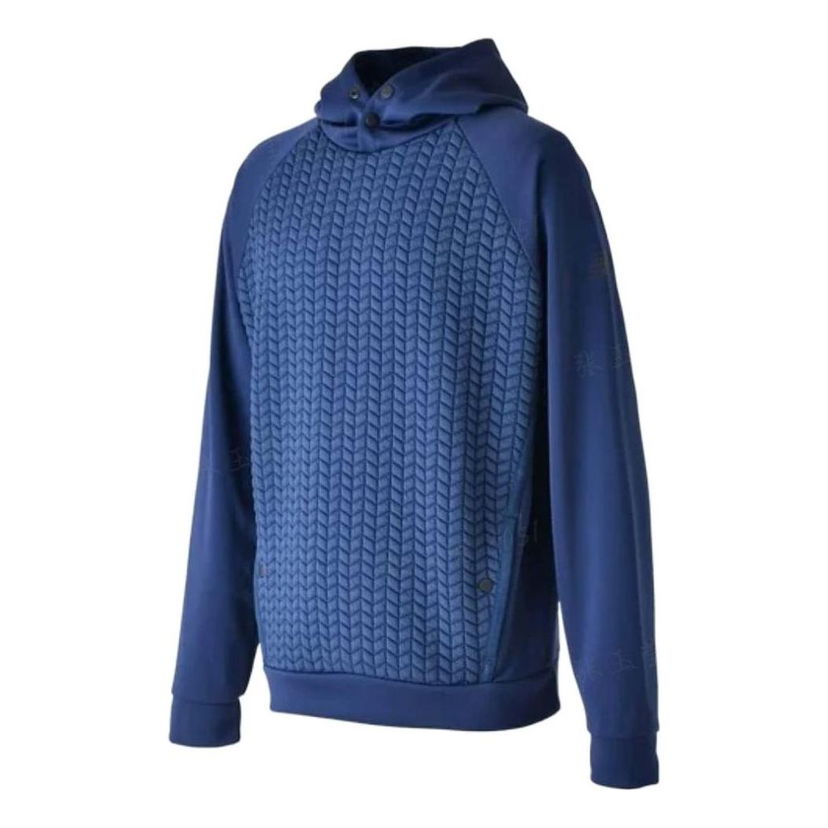 Pulover New Balance R.W.Tech Heat Loft Pullover Hoodie Modra | MT23155-NGO