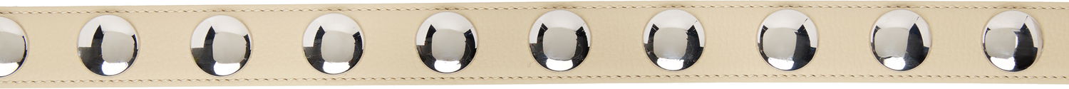 Pasovi Khaite KHAITE Benny Studs Belt Bež | 10014-798, 1