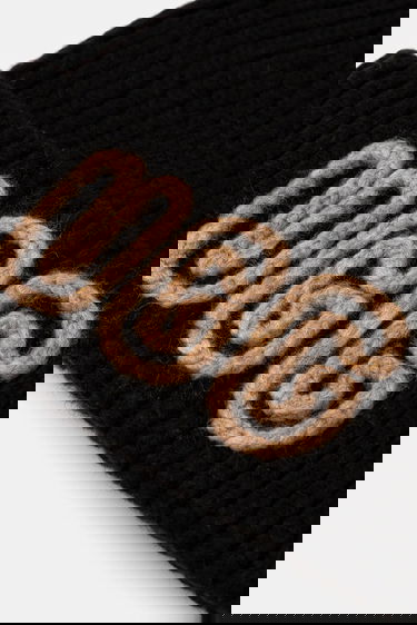 Beanie UGG Ribbed Beanie Črna | 102345-BLK, 3