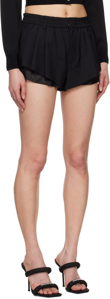 Kratke hlače Alexander Wang Alexander Wang Tailored Wool Shorts Črna | 1WC2254810, 1