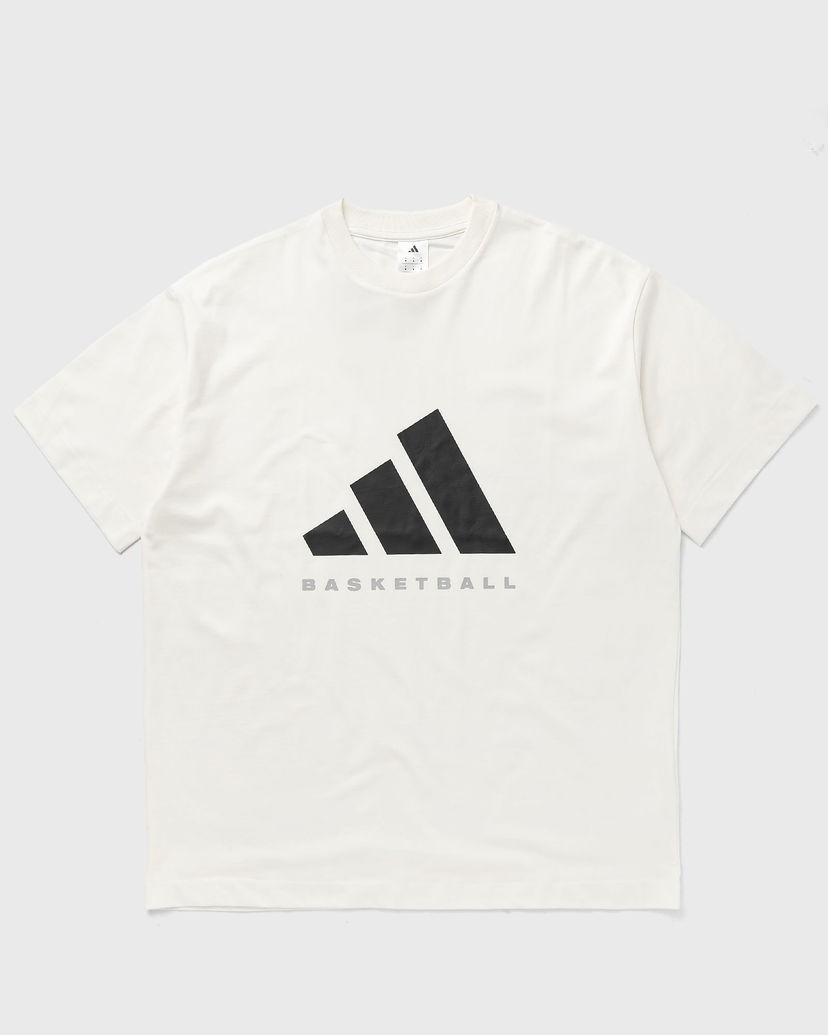Majica adidas Originals Basketball T-Shirt Bela | JX5574
