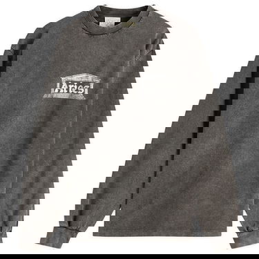 Majica Aries Aged Ancient Temple Graphic Long Sleeve T-Shirt, Size Large Siva | AR60141-BLK, 1