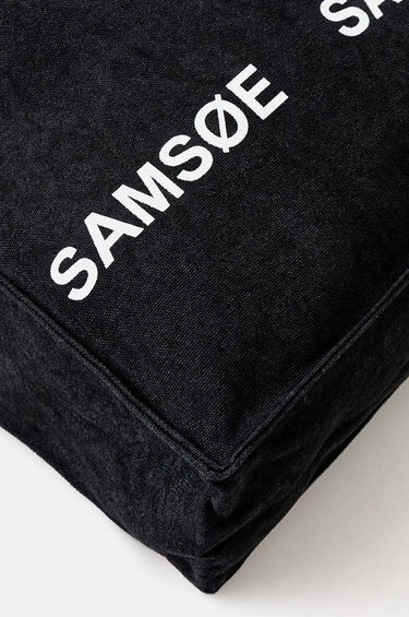 Tote bag Samsoe Samsoe Black Canvas Tote Bag Črna | U24300002, 3