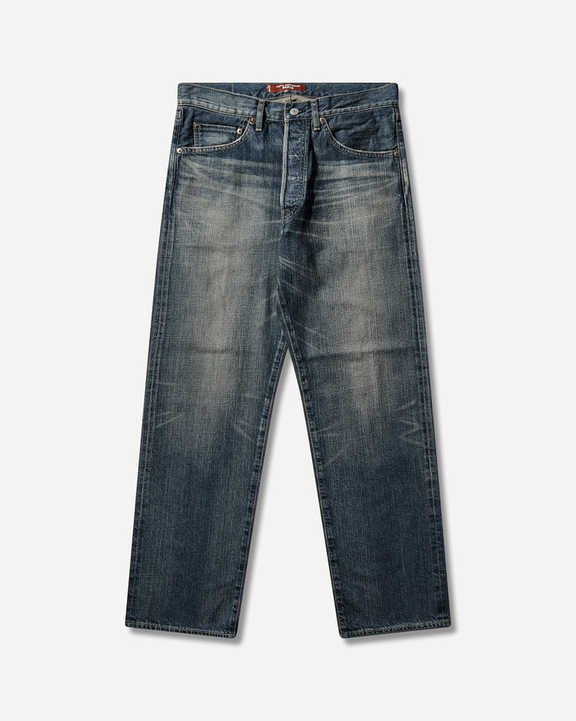 Kavbojke Junya Watanabe Junya Watanabe Man Selvedge Faded Denim Pants Modra | WP-P216-W25 1
