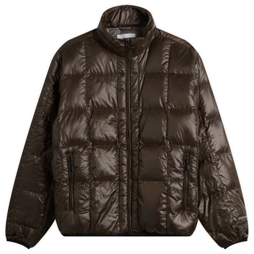 Puhovka thisisneverthat PERTEX Light Down Jacket Rjava | TN253OOWHS10-BLK