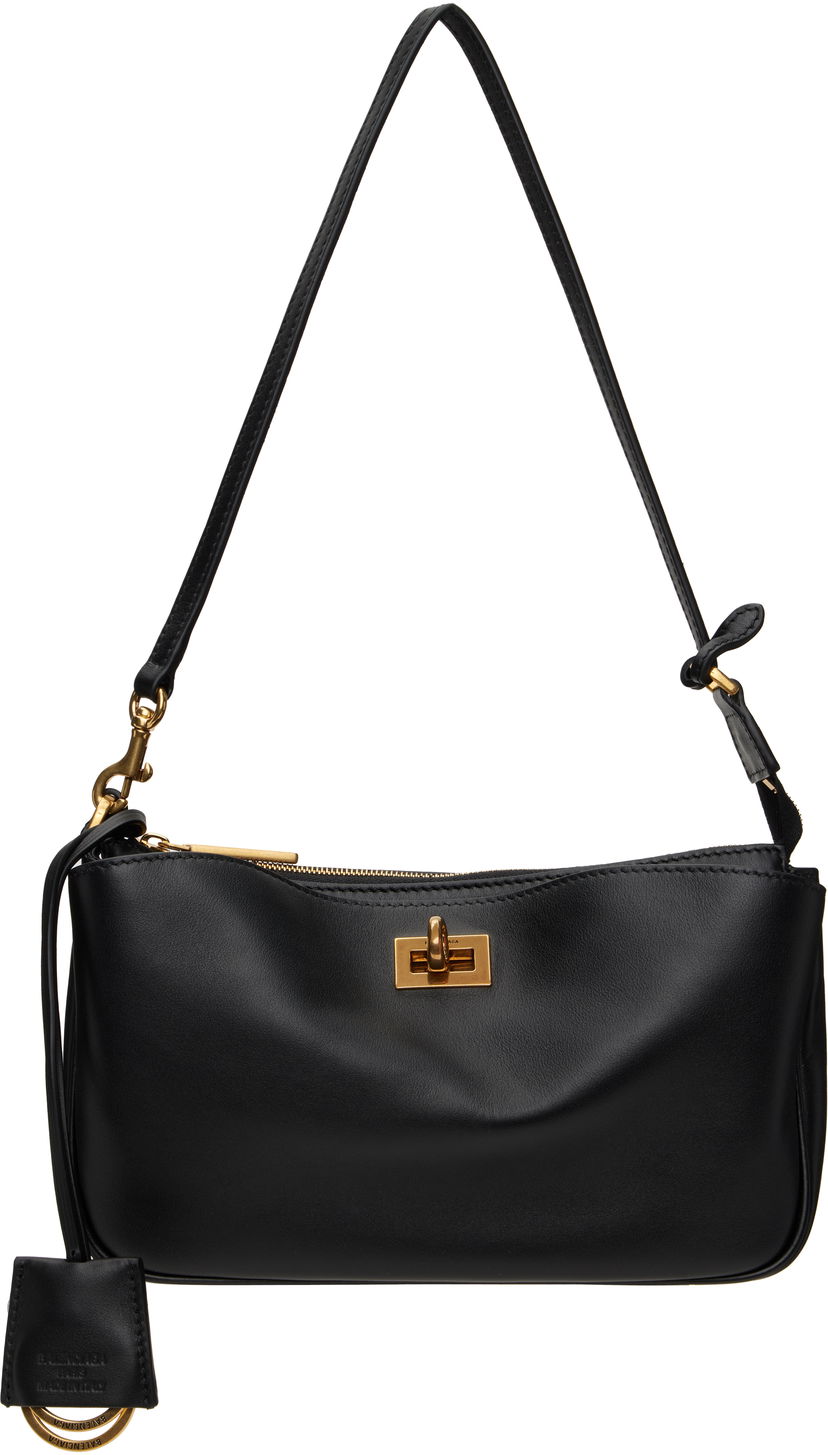 Torba za čez ramo Balenciaga Balenciaga Rodeo Sling Pochette Bag Črna | 814111 2ABKX