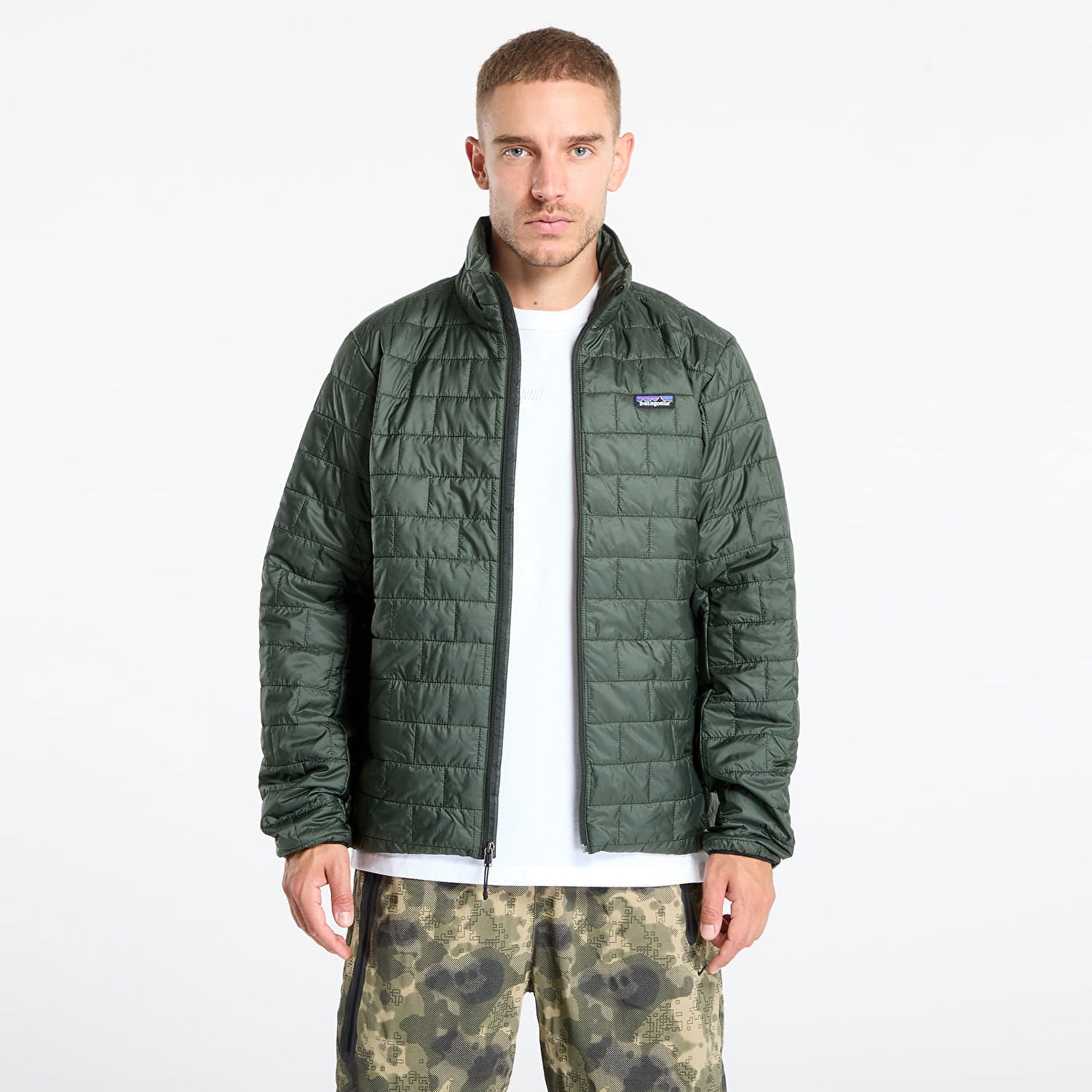 Puhovka Patagonia Nano Puff Jacket Zelena | 84213 OLGG, 0