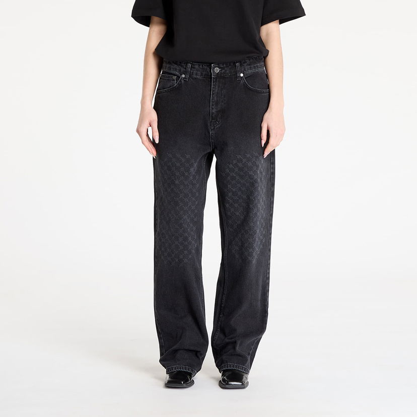 Kavbojke DAILY PAPER Daily Paper Amba Monogram Jeans Črna | 2423029