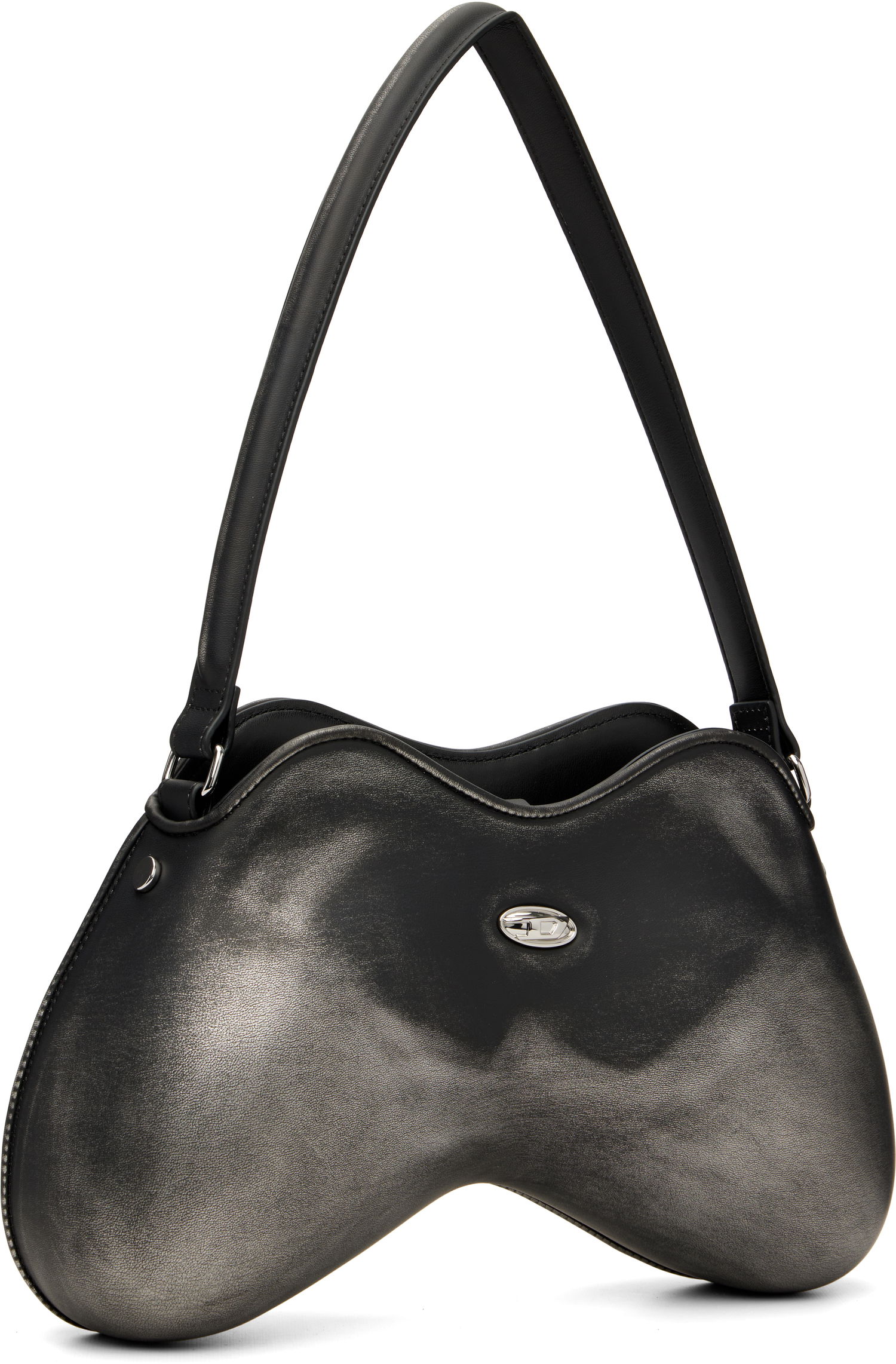 Torba za čez ramo Diesel Double-D Shoulder Bag Črna | X10327 P8241, 1