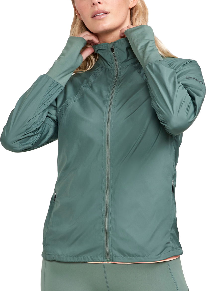 Vetrovka Craft Jacket ADV Essence Wind Zelena | 1911241-626000