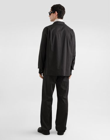 Hlače Dolce & Gabbana Dolce & Gabbana Micro-designed Joggers Črna | GVRMATFMRBNS8030, 2