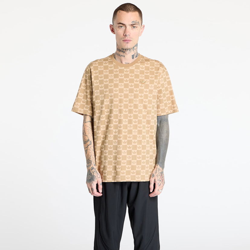 Majica adidas Originals adidas Monogram Loose T-Shirt Bež | JY2970