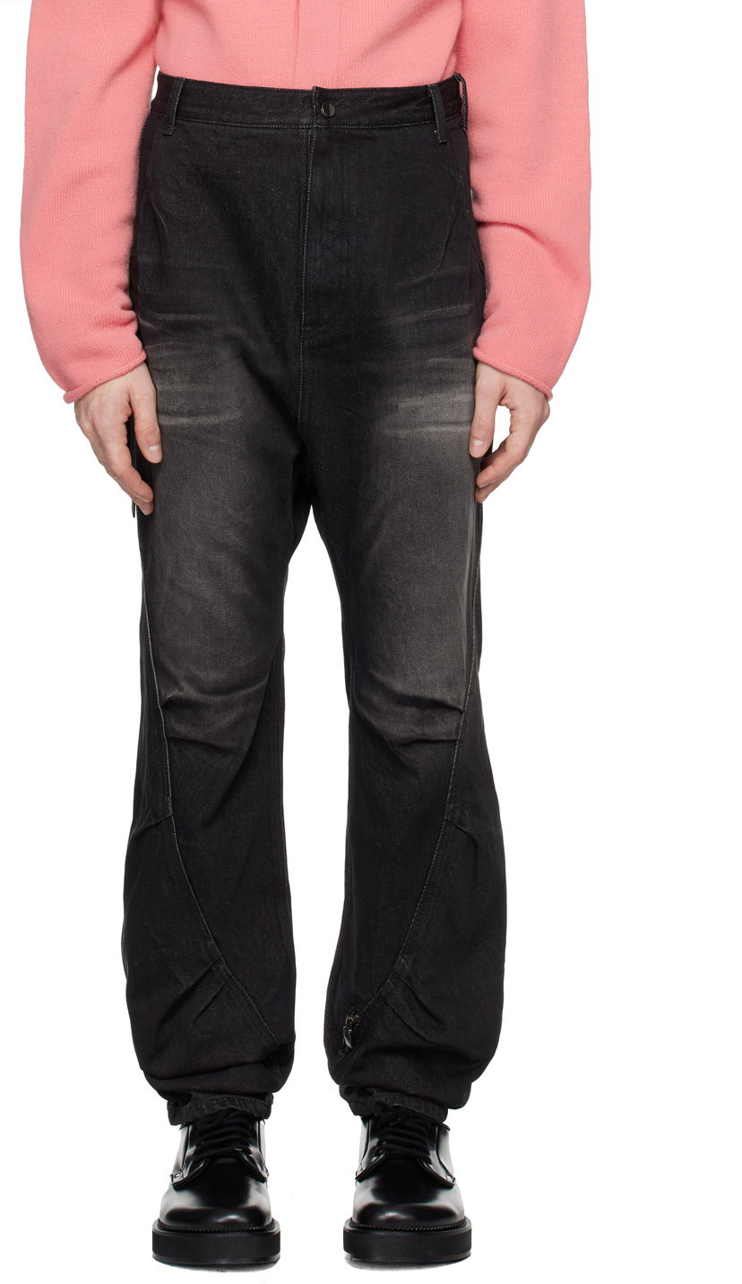 Hlače ADER ERROR Faded Black Denim Jeans Črna | BN01FWJE0108BK