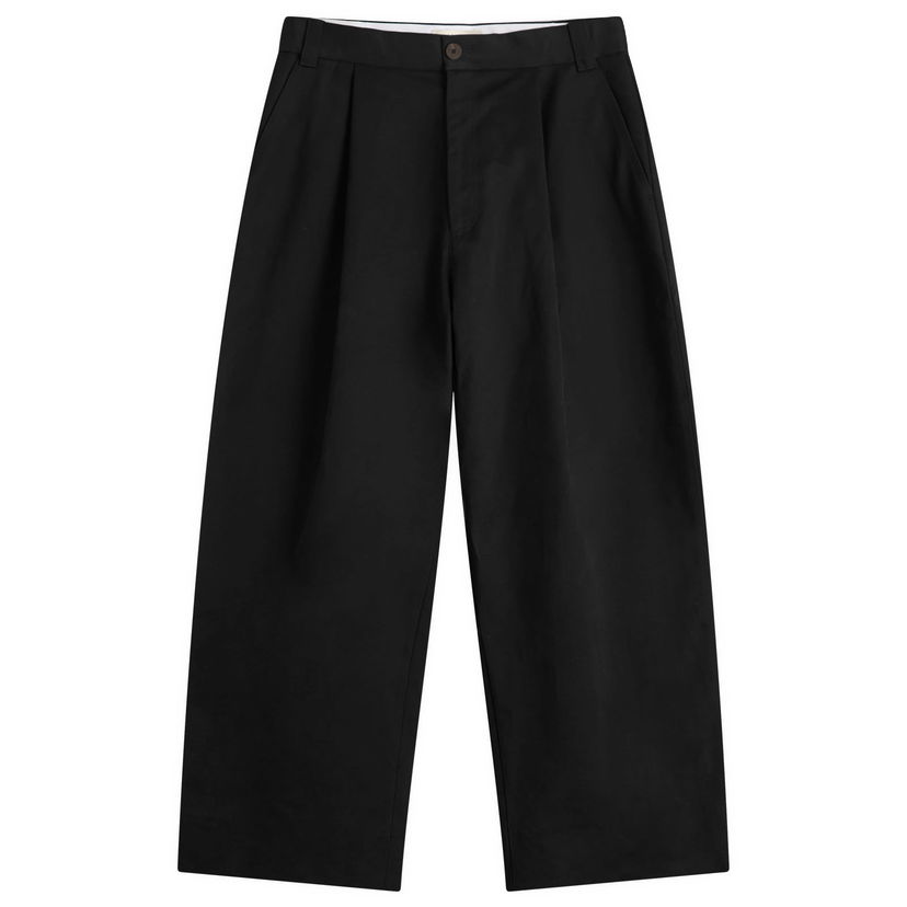 Hlače Studio Nicholson Studio Nicholson Pant, Size Large Črna | SORTESNM-1248-BLK