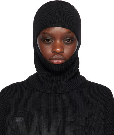 Beanie Alexander Wang Logo Compact Deboss Balaclava Črna | 4KC4239056, 0